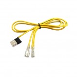 250 type terminal to usb male and 250 male terminal wire